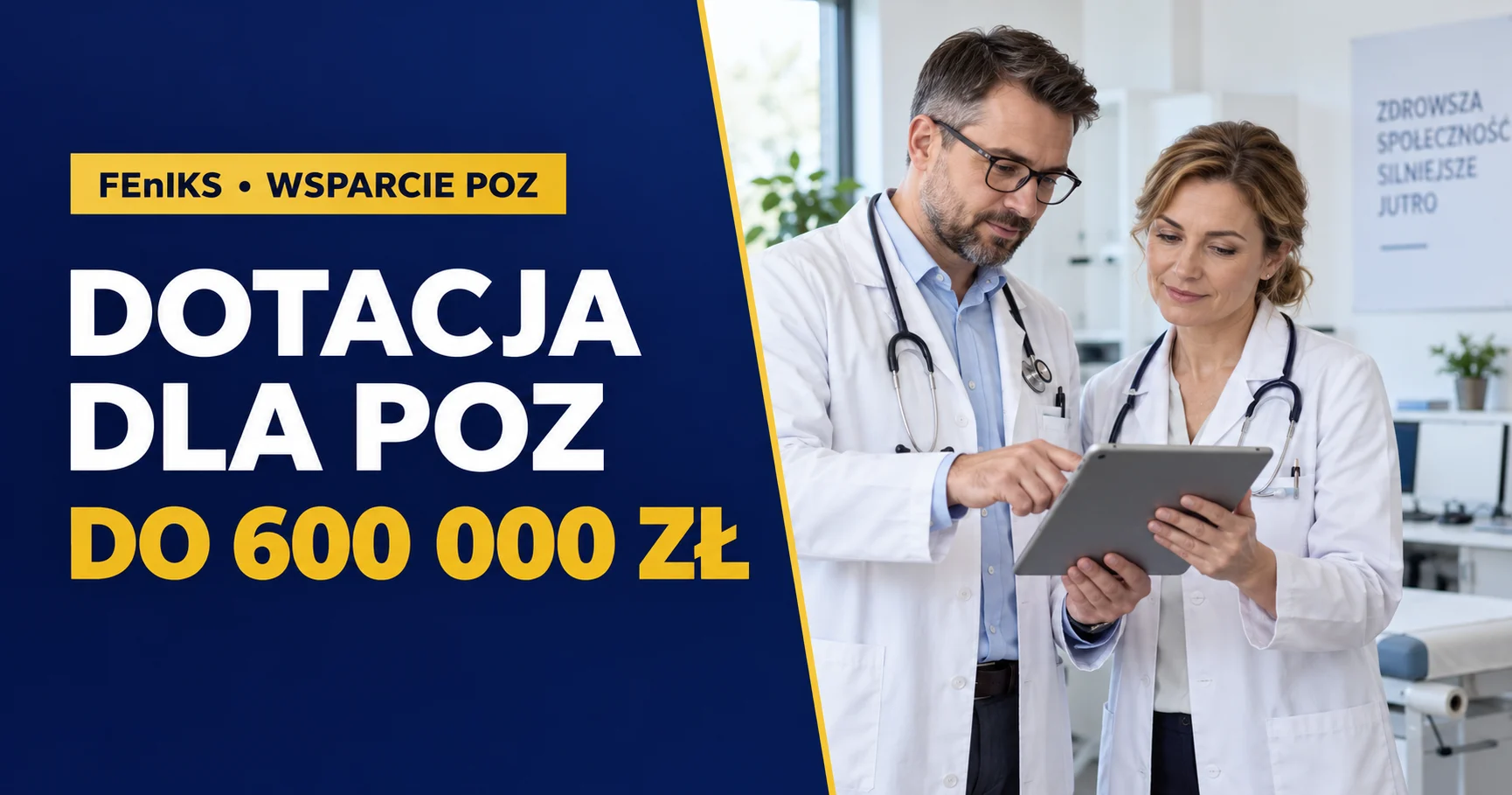 dotacja dla poz do 600 tys. zł z feniks nfz - frik doradztwo i marketing